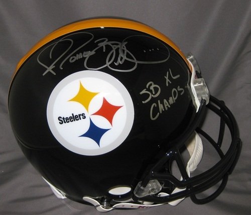 Jerome Bettis Autographed/Hand Signed Pittsburgh Steelers Proline Helmet
