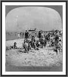 Historic Print (M): Bathers, Lake Michigan, Chicago