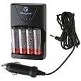 Targus TG-CH5000 AC/DC Rapid Charger with 4 - 2700 mAh AA Batteries