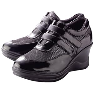 【クリックで詳細表示】ドリーム(Dream) 美人ぐせシューズ EEE ブラック (エクササイズ向け)