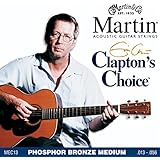 Martin MEC13 Clapton's Choice Phosphor Bronze Acoustic Guitar Strings, Medium