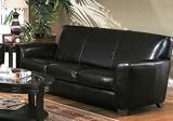 Review AtHomeMart  / Havana Living Room Sofa in Espresso Brown Color Bycast Leather Match Finish