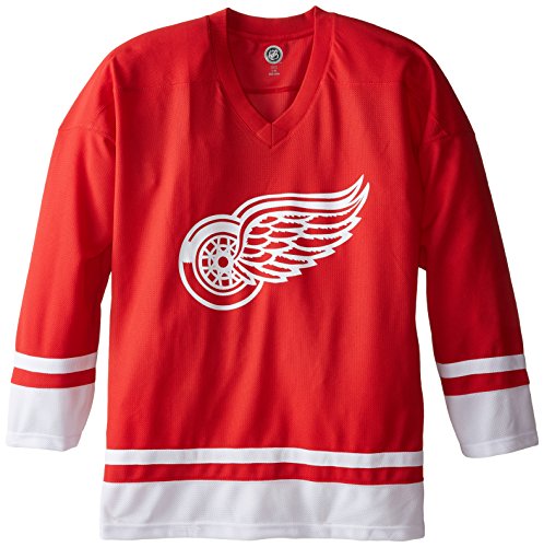 NHL Detroit Red Wings Team Jersey, Adult X-Large, Red