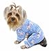 Klippo Dog/Puppy Snowman and Snowflake Flannel Pajamas/Bodysuit/Overall/Jumper/Romper for Small Breeds (X-Large)