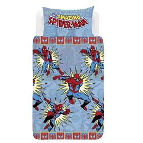 Zap Marvel Comics Spiderman Duvet Set, Single