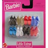Barbie Little Extras DRESSY SHOES - 8 Pairs of Various Colors & Styles (1997 Arcotoys, Mattel)