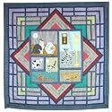 Cats Quilted Shower Curtain