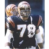 Anthony Munoz Autographed Cincinnati Bengals (Black Jersey) 8x10 Photo