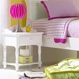 Hillsdale Furniture 1528-771W Lauren Kids Nightstand, White