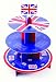 Amscan PPP Great Britain 3-Tier Cupcake Stand