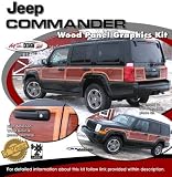 Jeep Commander Wood Panel Graphics Kit 1