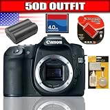 Canon EOS 50D 15.1MP Digital SLR Camera (Body Only) Package 1