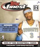 2006-07 (2007) Topps Finest Basketball Sealed Hobby Mini Box (6 Packs Including an Autograph Card & 2007 Draft Rookie Card)