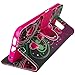 Galaxy Wireless Case Compatible for Samsung Galaxy S7 Edge Wallet Case, Flip Folio [Kickstand Feature] Pu Leather Wallet Case with ID Slots for S7 Edge Phone Case - Purple Heart