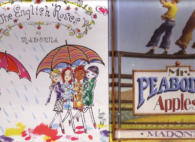 2 Hardcover Madonna Lot [Mr. Peabody's Apples/The English Roses]