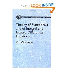 Theory of Functionals and of Integral and Integro-Differential Equations