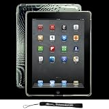 Clear Smooth Durable TPU Skin with Wave Texture Design Protector / Silicone Gel Skin Cover Case for New Apple iPad 2 ( Only for iPad 2nd Generation )