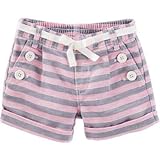 OSHKOSH(オシュコシュ) ストライプセーラーショーツ ピンク ボトムスショートパンツ 9ヶ月【並行輸入】