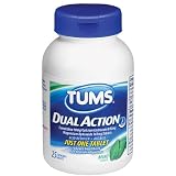 Tums Dual Action Mint, Acid Reducer + Antacid 25 ea