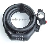Canyon Recoil Combination Lock with Bracket 1800x15 Matt Black