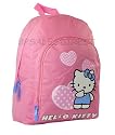HELLO KITTY GIRLS LARGE BACKPACK SCHOOL BAG PINK - POLKA DOTS