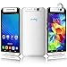 Indigi® Unlocked 5.5in 3G Wireless Rotating Selfie Camera Android 4.4 OS Smart CellPhone - White