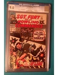 Sgt. Fury And His Howling Commandos #53 CGC Marvel Comics 1968 Gary Friedrich Story Hitler Cameo (Nick Fury, Shield)