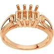 14K Rose Gold Mother's Ring - 4 Gemstone -- YOU CHOOSE THE COLORS!