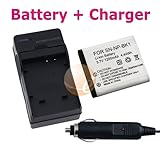 NP-BK1 BATTERY+CHARGER FOR SONY DSC-S950 750 780 CAMERA
