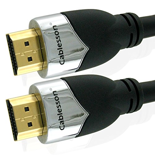Cablesson Prime High Speed 16.4 Feet (5 Meter) HDMI TO HDMI CABLE with Ethernet - (Latest 2.0/1.4a Version, 21Gbps) Supports 1.4 1.3 1.3b 1.3c 1080P 2160p 4k2k FULL HD for LCD PLASMA & LED Sony PS4 XBOX ONE PC SKY HD Virgin Box Nintendo Wii U UHD AND ALSO SUPPORTS 3D TVS