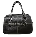 Dolce & Gabbana - Dolce & Gabbana Miss Easy Way Black Pebbled Leather Bowler BB2084-A5133-80999