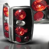 00-06 Chevy Denali Tahoe Tail Lights Black