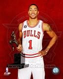 Derrick Rose - Chicago Bulls 2010-11 NBA MVP Trophy - 8x10 Photo