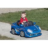 Excalibur Electronics Blue Ride-On Car, Model# 9343B