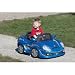 Excalibur Electronics Blue Ride-On Car, Model# 9343B