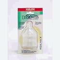 Handi Craft 350-P3 Dr. Browns Level 1 Wide Neck Nipples in 3 Pack - Case of 12