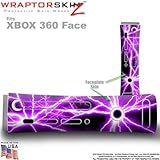 Lightning Purple Skin by WraptorSkinz TM fits Original XBOX 360 Factory Faceplates