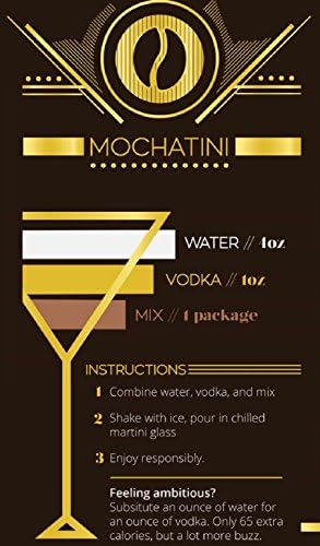 Mochatini Martini Mix, Powder, Chocolate Flavor, 8-Count Box