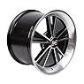Hurst Dazzler Black Accent/Clear Coat Wheel with Mirror Machined Face (17x10.5"/5x4.75")