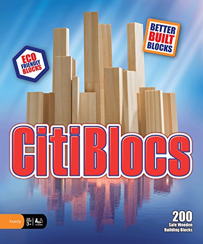 CitiBlocs 200-Piece Natural-Colored Building Blocks
