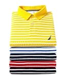 Nautica Shirt, Striped Deck Polo Shirt Corn XL