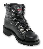 Milwaukee Motorcycle Clothing Company Jackhammer Size 6.5C Black Leather Women's Motorcycle Boots