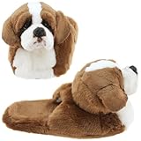 St. Bernard Dog Animal Slippers for Women