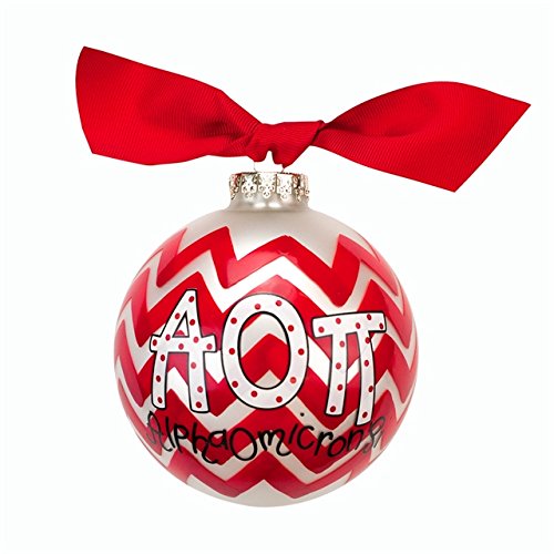 Alpha Omicron Pi Chevron Ornament Alpha Omicron Pi Chevron Ornament