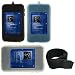 Apparel : GEN2 IRiver Clix 2GB 4GB 8GB (U20) Silicon Skin MP3 Case Cover with AdJustable Sports Armband - (Not Compatible with 1st Generation Clix) - 3 Color Choices