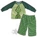 The Grinch Green Striped Pajamas for Baby and Toddler Boys