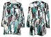 ONE WORLD Printed Stretch Charmeuse Blouse