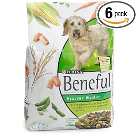 Beneful Healthy Weight Dry Dog Food, 3.5-Pound Bags (Pack of 6)