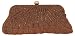 Fully Beaded Clutch, Rhinestone Closure, Evening Bag - Deborah (61 15768)