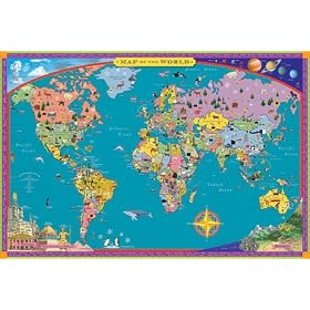 Children's World Map by eeBoo